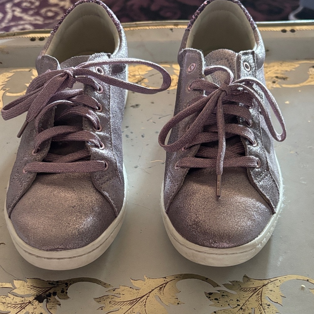 Kate Spade x Keds Glittery Purple Sneakers